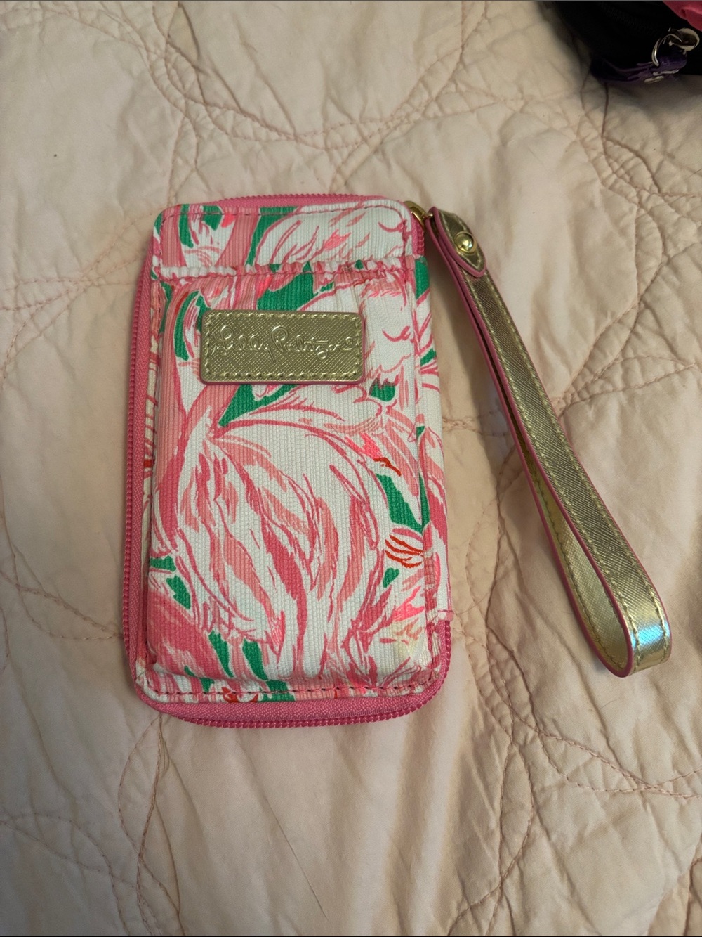 Lilly Pulitzer New Flamingo Wristlet/Wallet